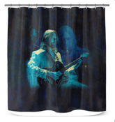 NS-819 shower curtain displayed in a modern bathroom setting, showcasing its elegant design.